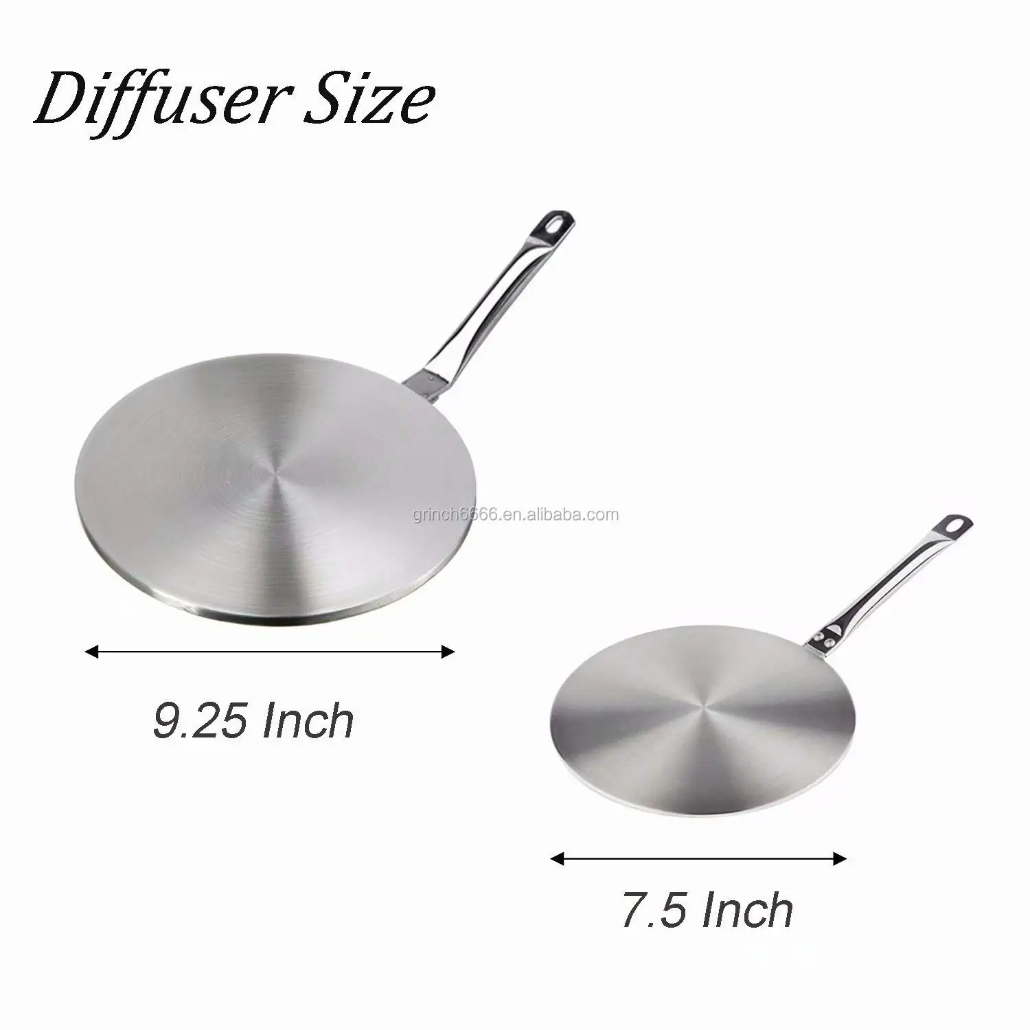 20cm Stainless Steel Heat Diffuser Plate For Gas Electric Induction Cooker