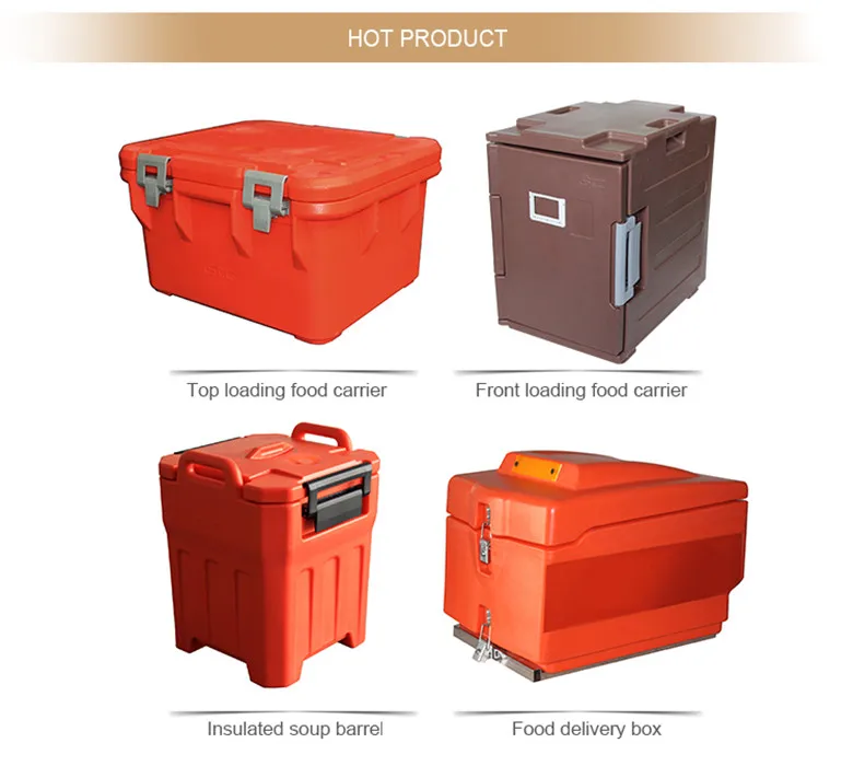 Fda Proved Insulated Food Storage Box Hot Food Carrier For Hot And Cold