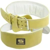 Genuine leather belt weight lifting 4" lumber back support training