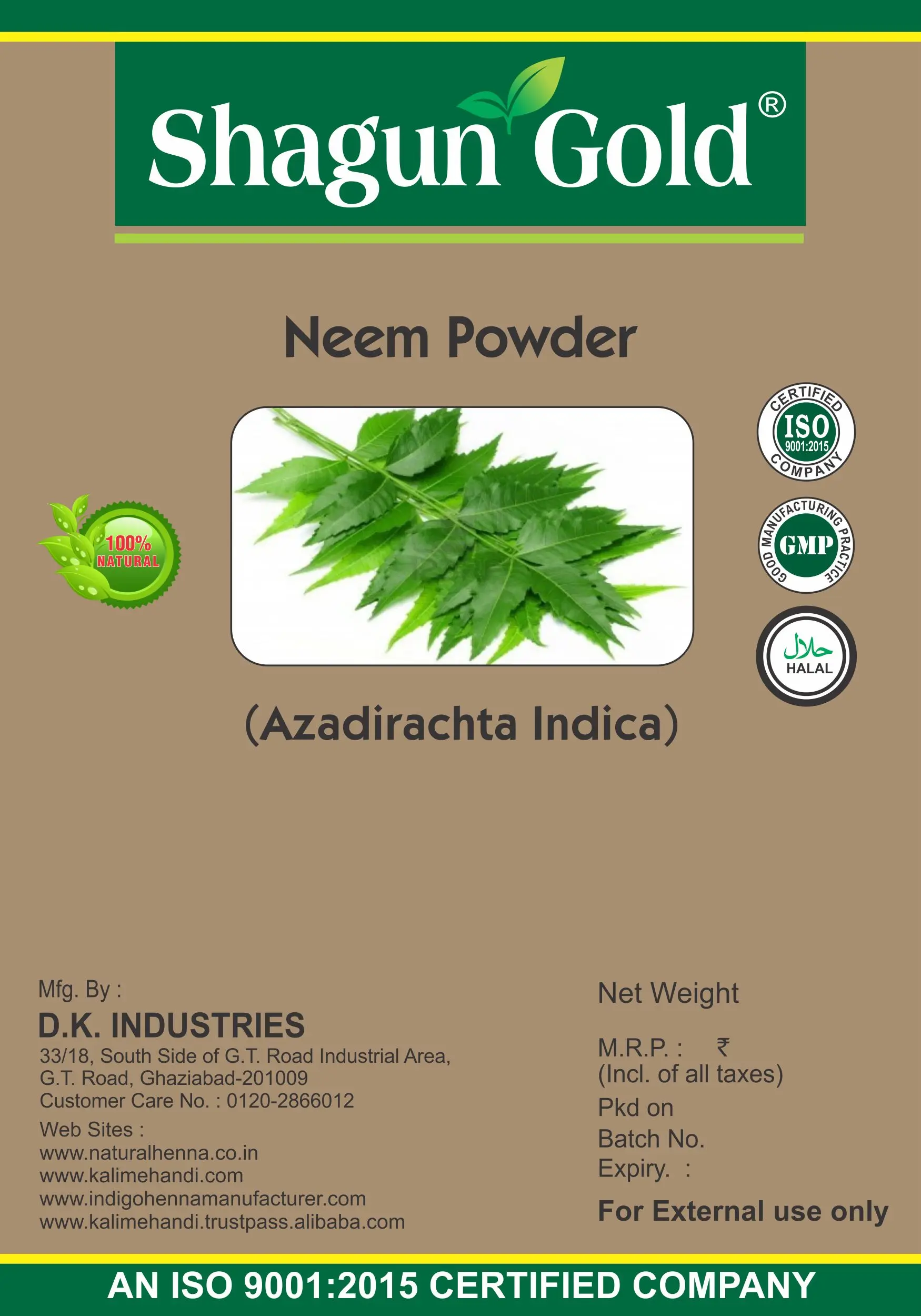 High Quality Pure Natural Neem Powder Herbal Powder Buy Neem Powder