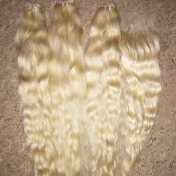 613 Blonde Hair Extensions Silky Straight Wavy Blonde Human Hair