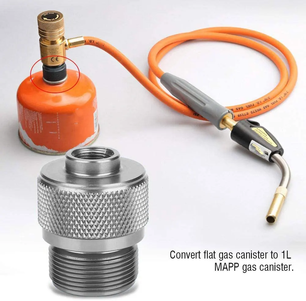 Gas Tank Adapter Camping Stove Connector Gas Canister Adapter Convertor