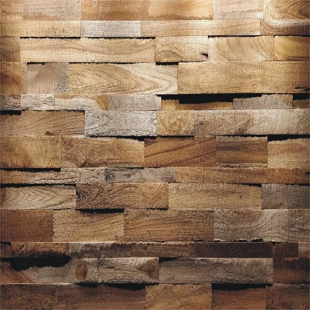 Super Interior Decoration Wall Covering 3d Wooden Wall Panels Blossom