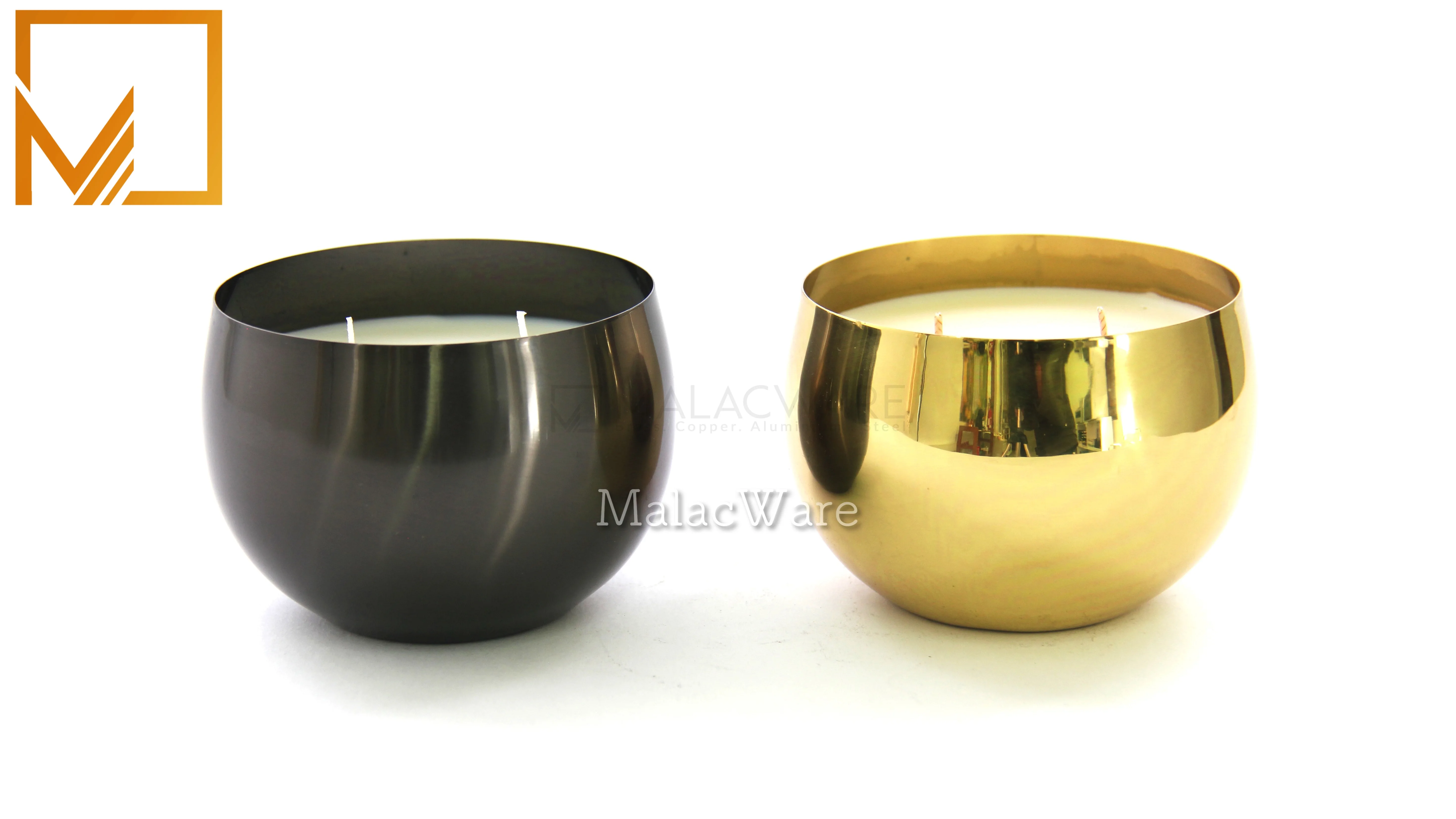 Curve Design 2023 Custom Label Engraving Matte Black Candle Stick