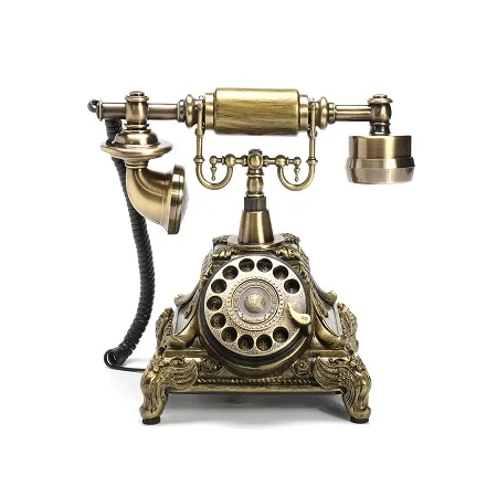Laiton Antique Téléphone