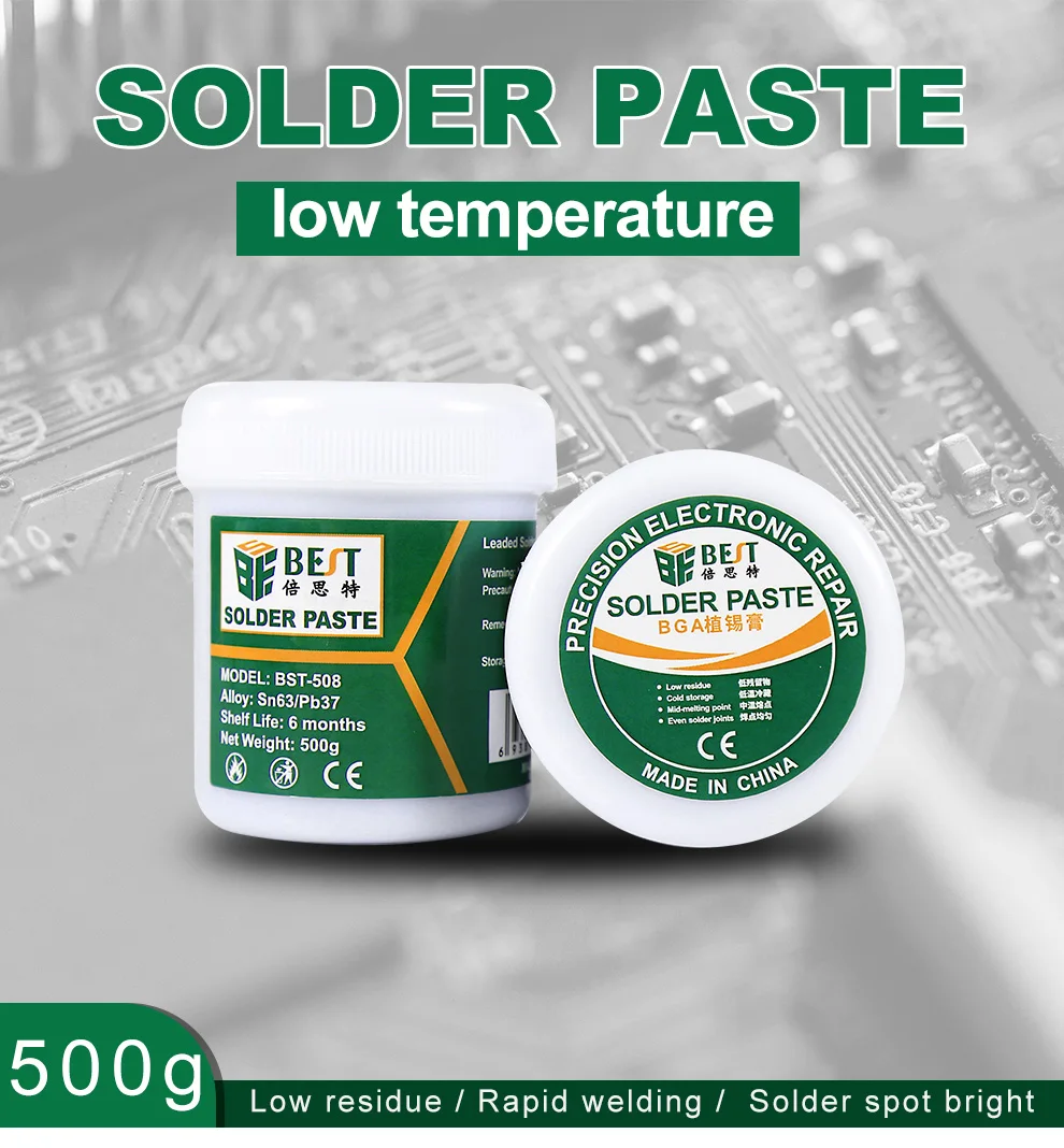 BEST 508 100g Soldering Paste Flux Solder Tin Sn63/Pb67 For Soldering iron Circuit Board SMT SMD Repair Tool.jpg