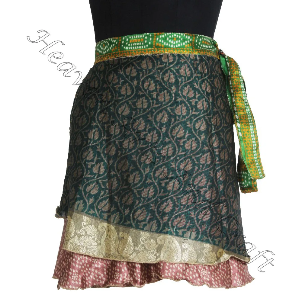 Buy Assorted Silk Wrap Sarong Pareo Mini Skirts - Buy Buy Multi-layer Old Silk  Sari Wrap Mini Skirts,Buy Online Wrap Around Dress Mini Skirt,Classic  Reversible Women Wrap Mini Skirts Product on Alibaba.com