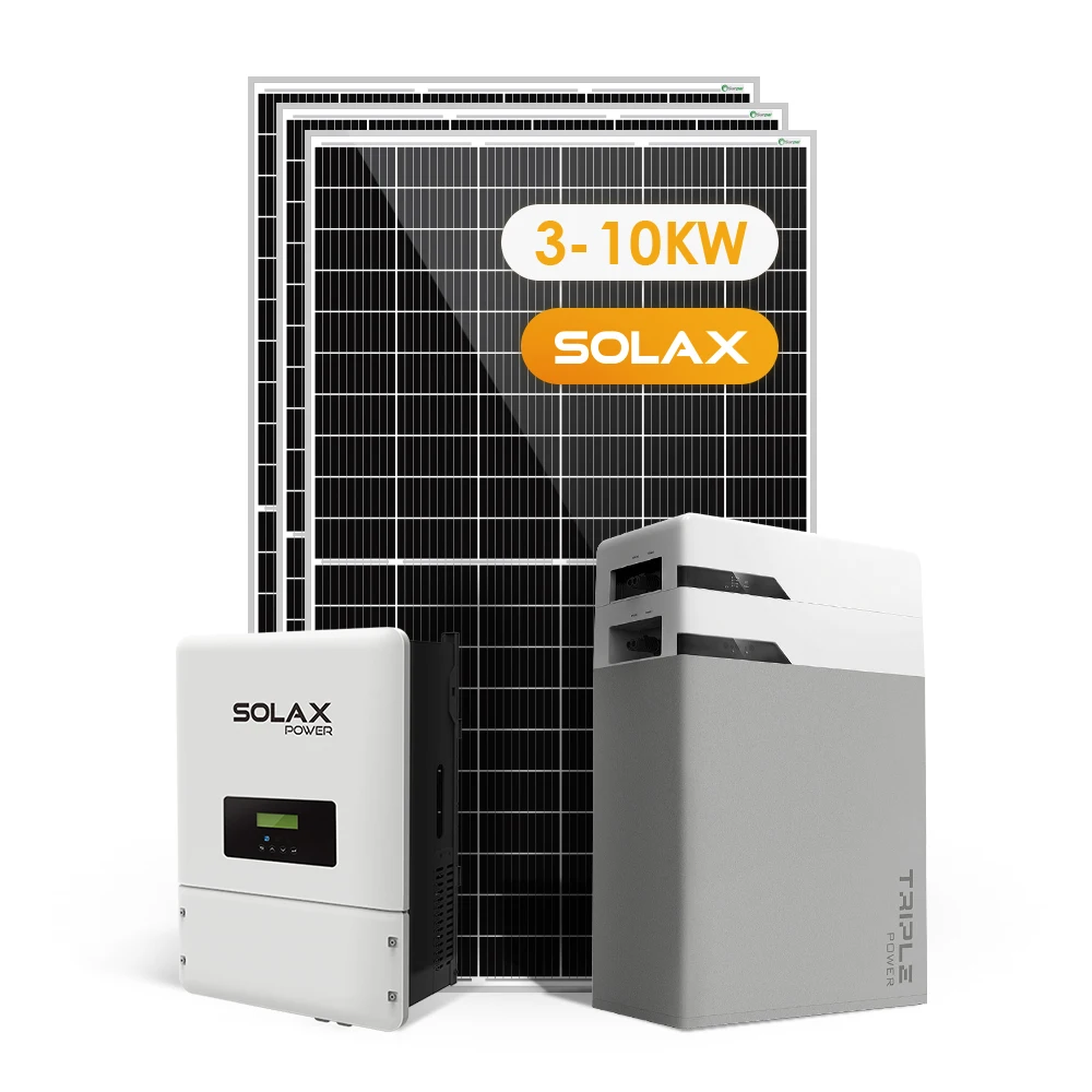 Solax Complete Hybrid Solar Power Panels System 3KW 5KW 8Kw 10kw For Home With CE Certification