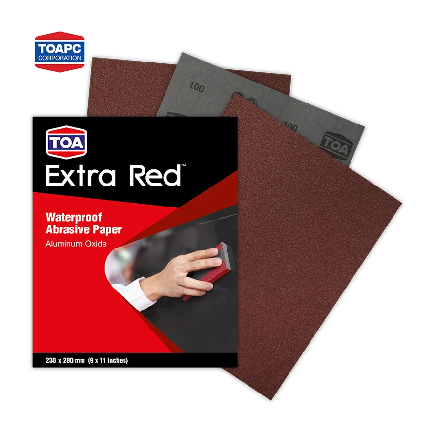 Toa Extra Red Waterproof Abrasives Paper Roll Size 1380mmx100m Grit 60