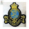 hand embroidery Bullion Embroidered Badge, crest, insignia, emblem, motif, patch for garment accessories