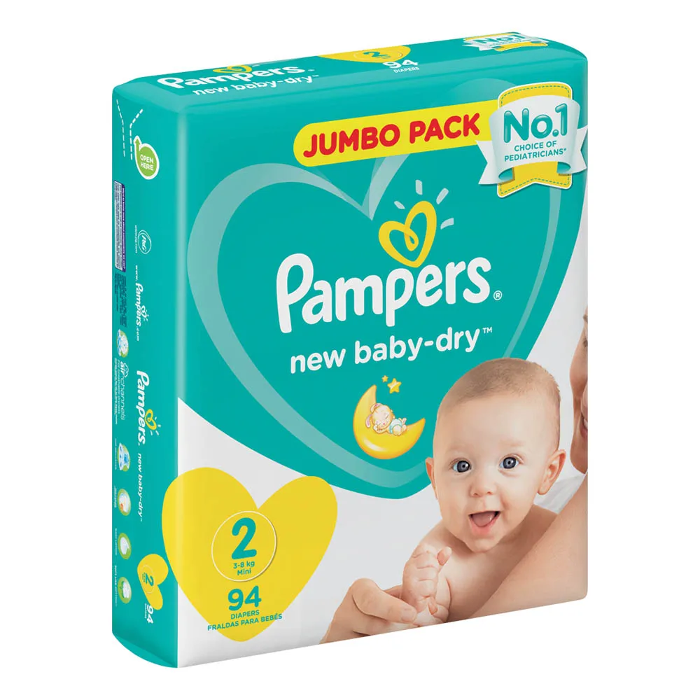 Pampers Baby-dry Extra Protection Diapers Siz 1 To 6 Avaikable - Buy ...