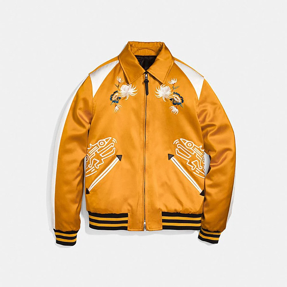 jaket varsity zipper