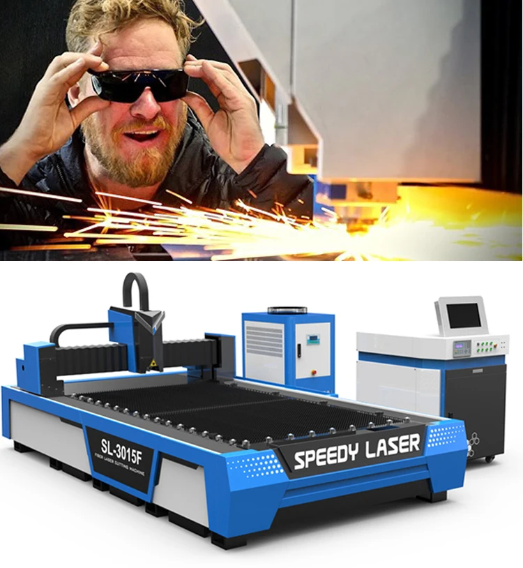 Free training HSG fiber laser CNC fiber laser metal cutting machine 2000W fiber laser cutting machine