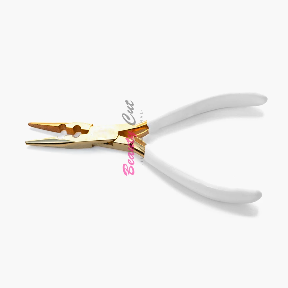 Stainless Steel Hair Extension Plier Multifunction Gold Hair Extension