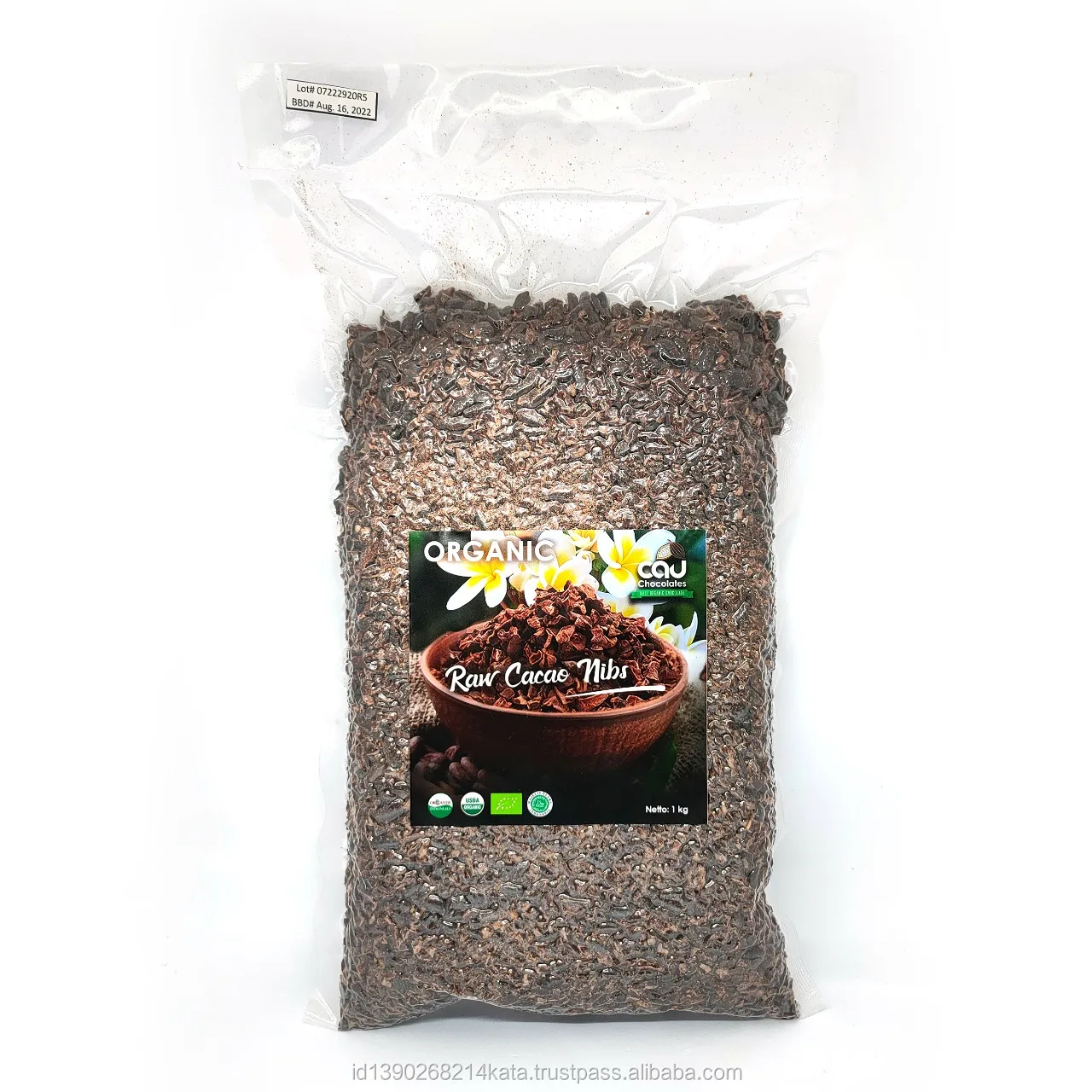 
ORGANIC RAW CACAO NIBS BULKY 