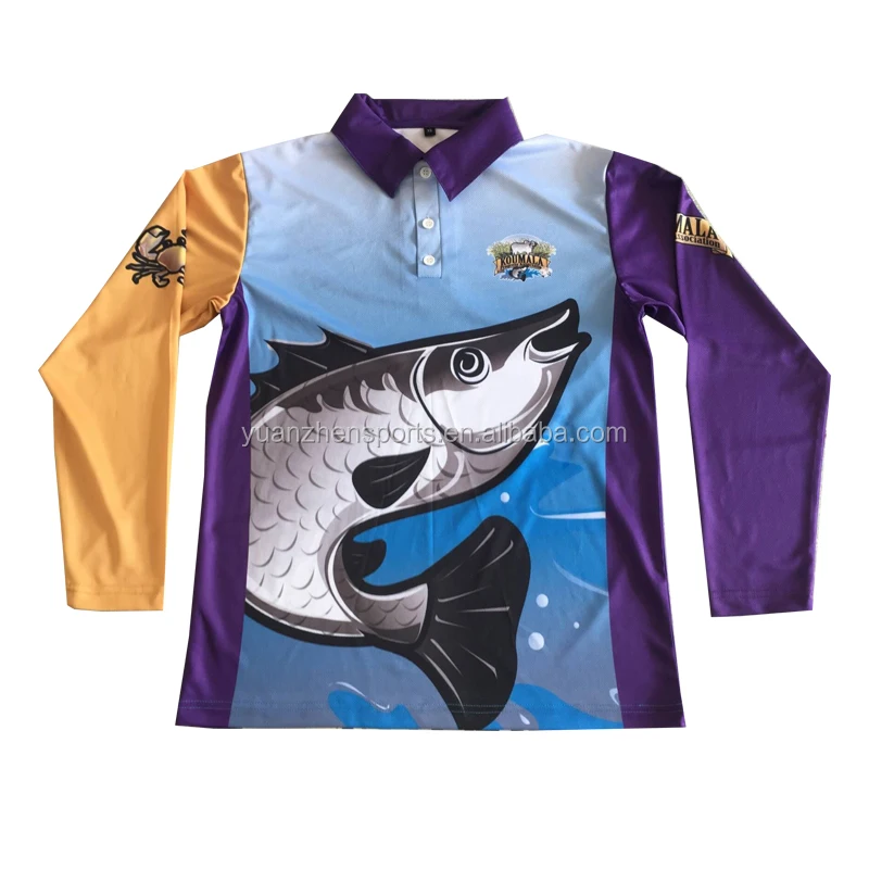 

long leeve fishing hirt,1 Piece, Sublimation printing color
