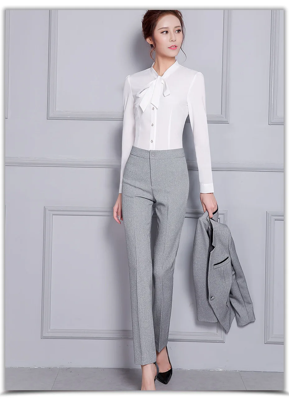 Wholesale Full Length Professional Business Formal Pants Work Wear ...