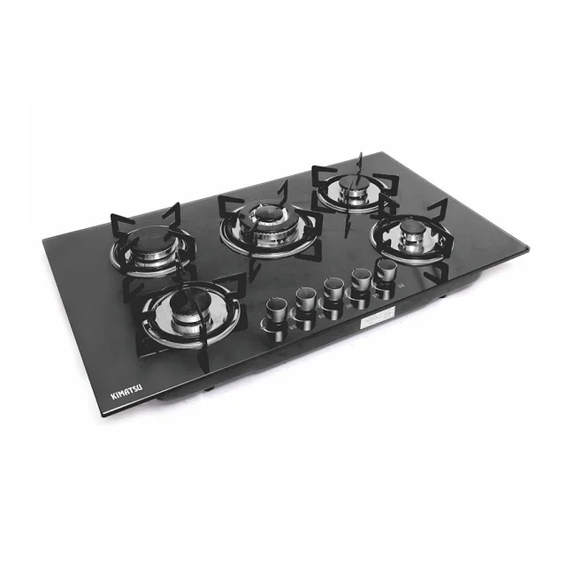 5 Burner Gas Cook-top Gas Stove With 