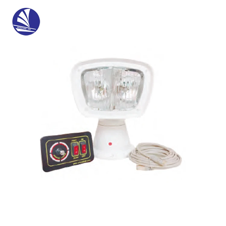 Marine Outdoor Waterproof 12v 24v Remote Control Hid Searchlight100w