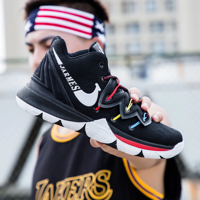 2019 latest design unisex sneakers high to help breathable colorful sports shoes  basketball shoes for men