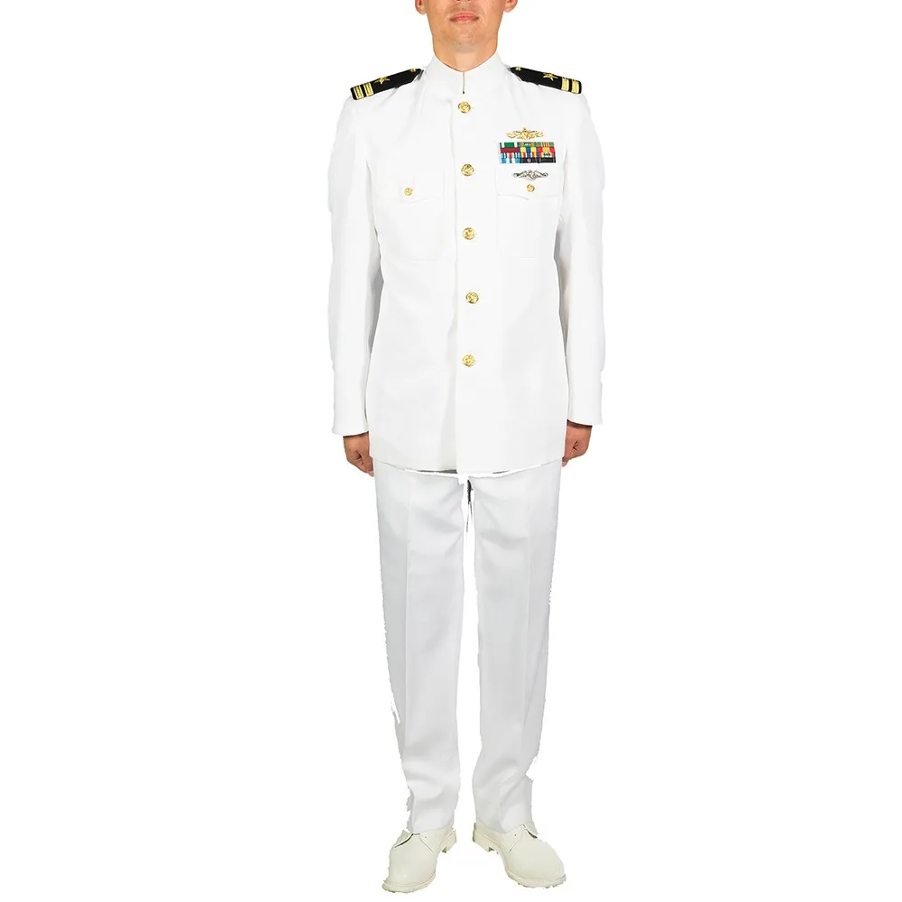 海军军官白常服图片