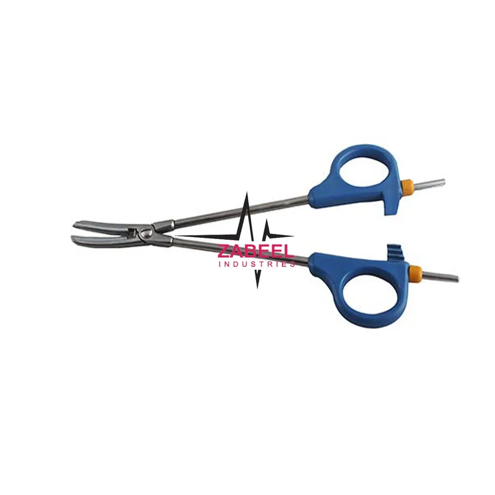 Bipolar Uterine Clamps With Lock Non Coated Electrosurgical Vessel