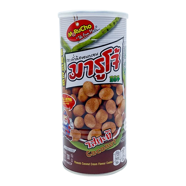 Marucho Roasted Peanut Snacks (coconut Flavors) Coated Nut Snacks Ready ...