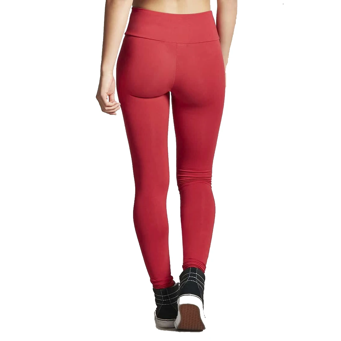 red workout tights