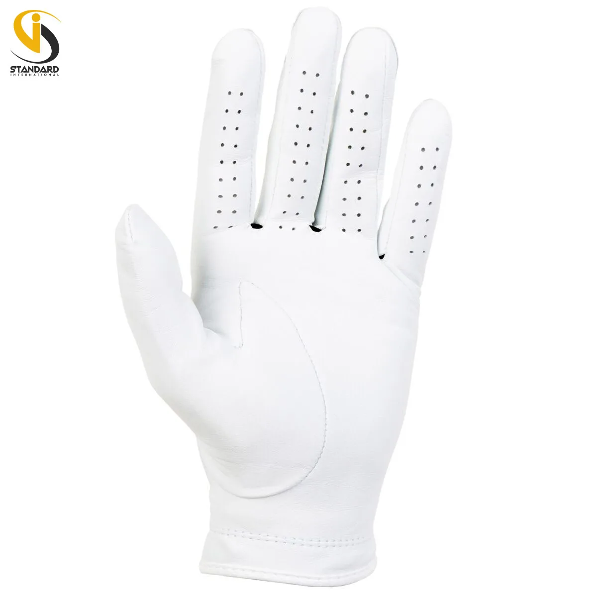 Custom Color Durable Genuine Leather Golf Gloves Lambskin Pu Fabric