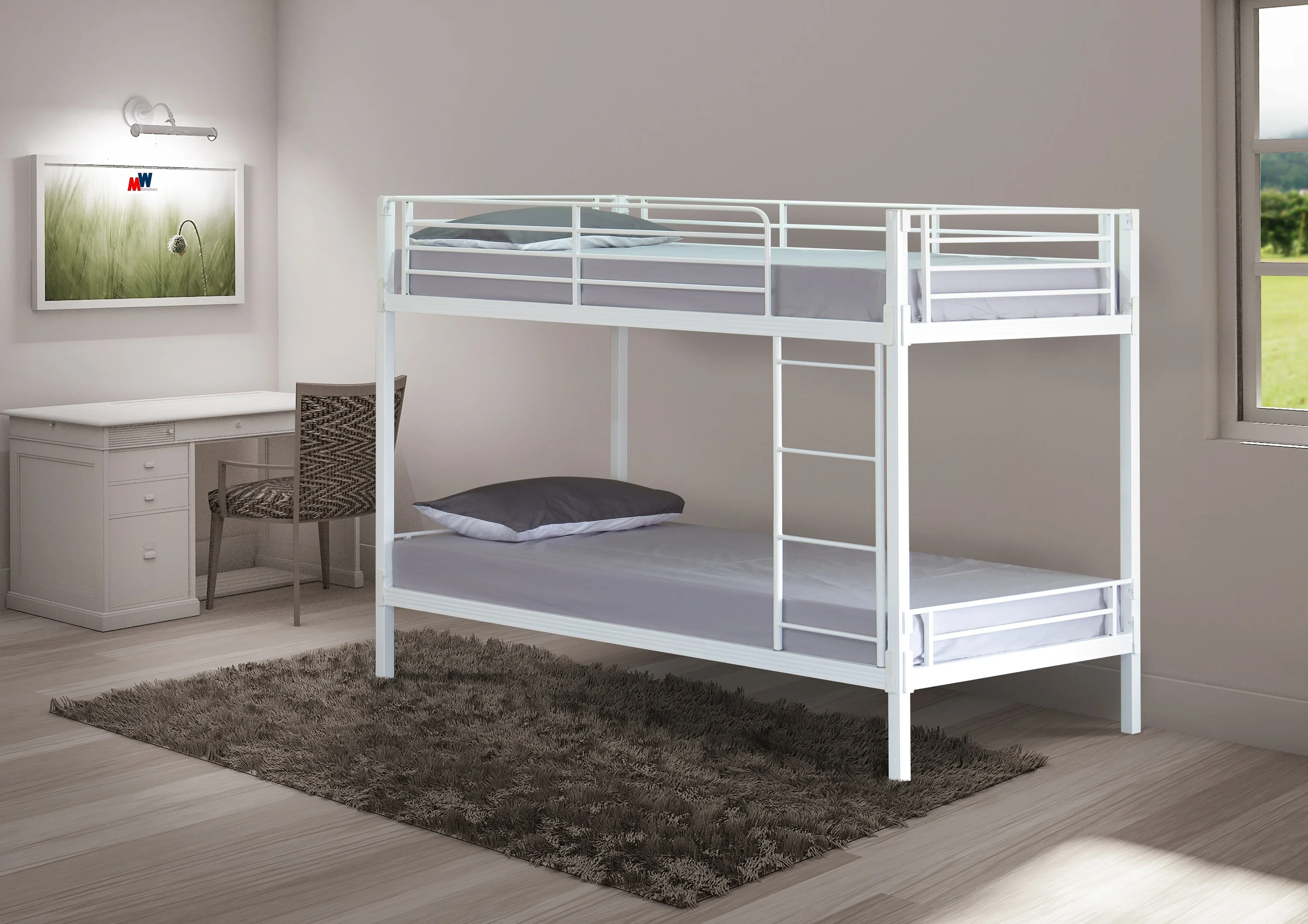 Mwf Easy Fix Metal Bunk Bed Heavy Duty Frame And Base Buy Kd Compact