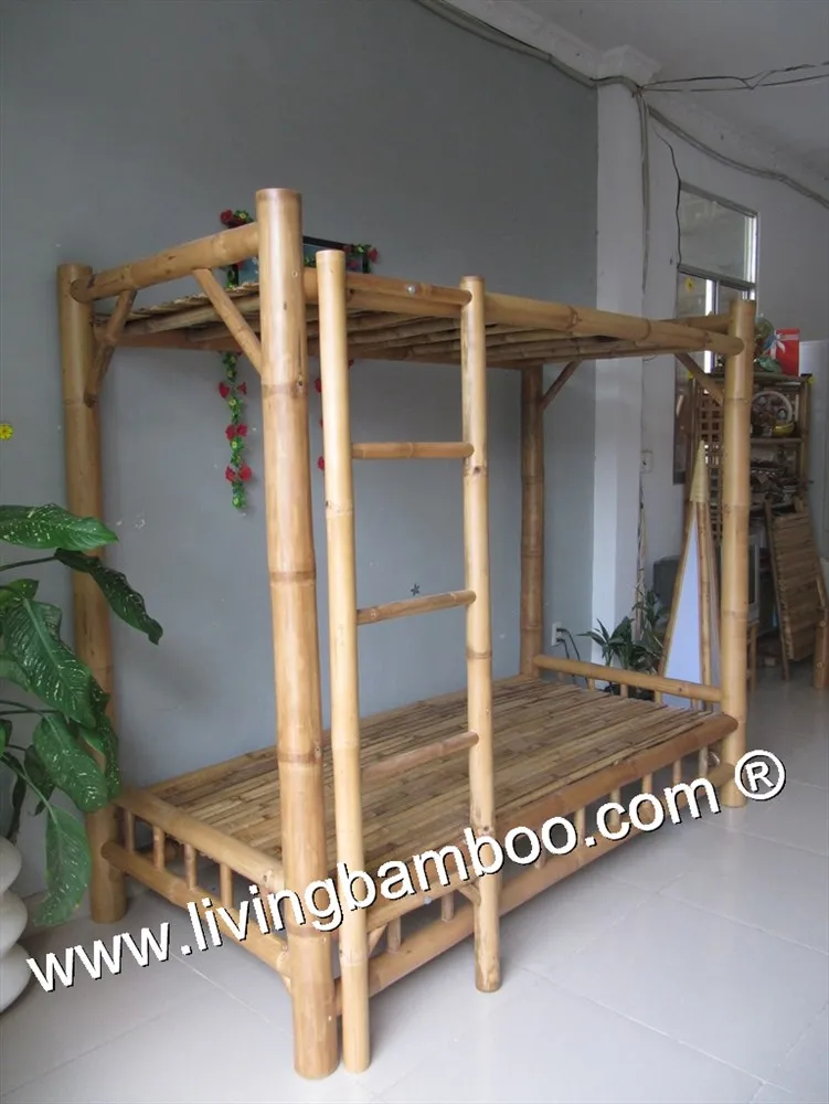 bamboo bunk bed