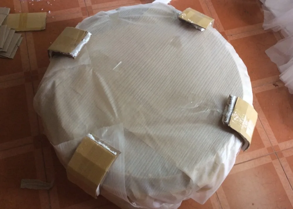 High quality modern design mother of pearl inlay round coffee table