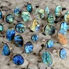 Natural labradorite druzy male rings wholesale labradorite gemstone luxury ring silver overlay o ring viton
