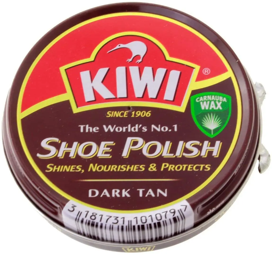 Natural Dark Tan Colour Shoe Polish Wax Leather Shoes Polishing Wax For
