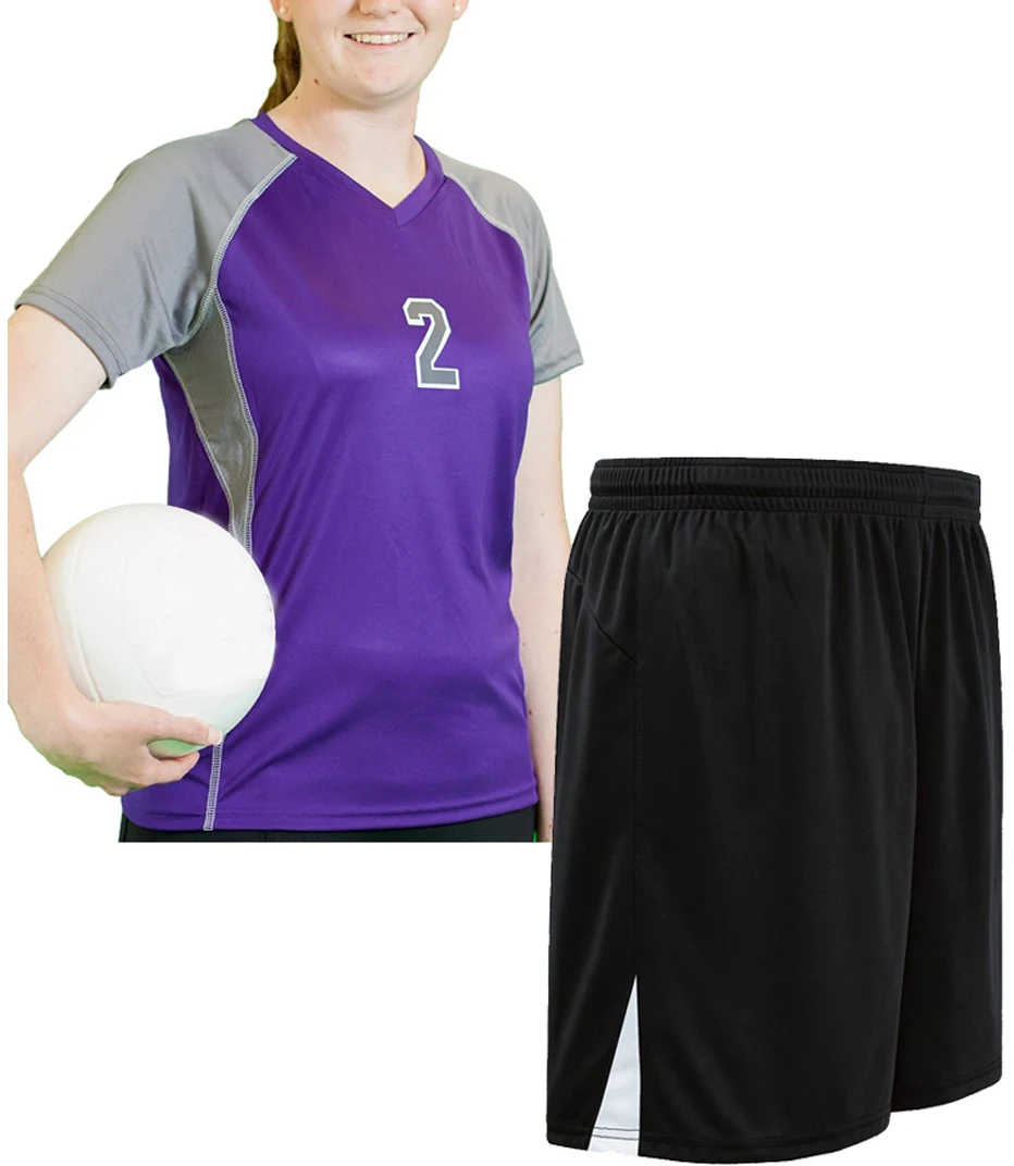 Women Volleyball Uniform Set Sublimation Volleyball Uniform Set With