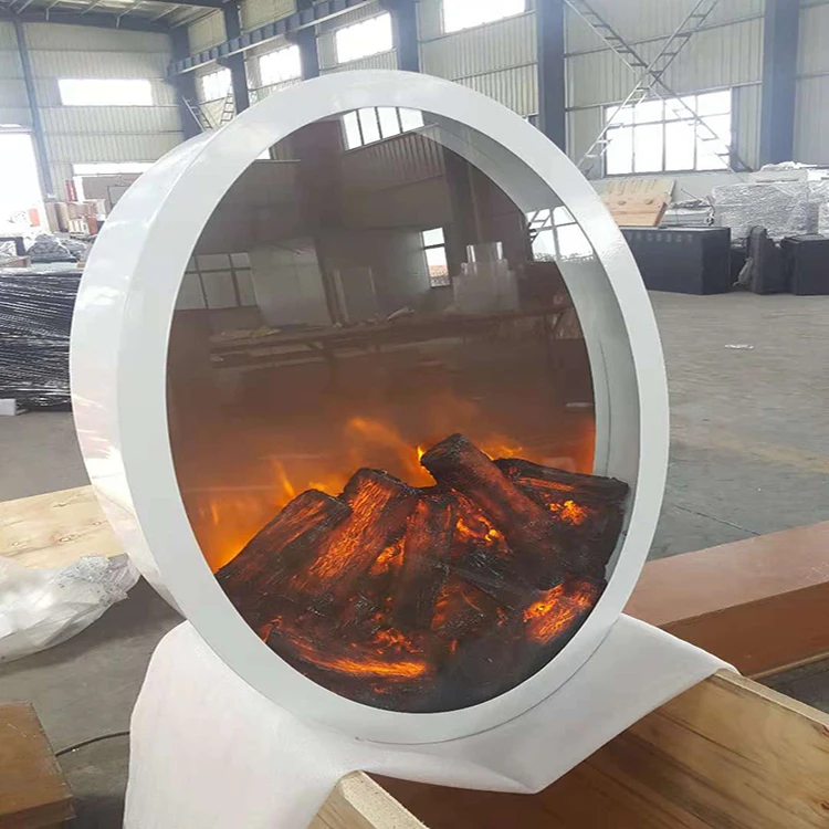 round electric fireplace-1