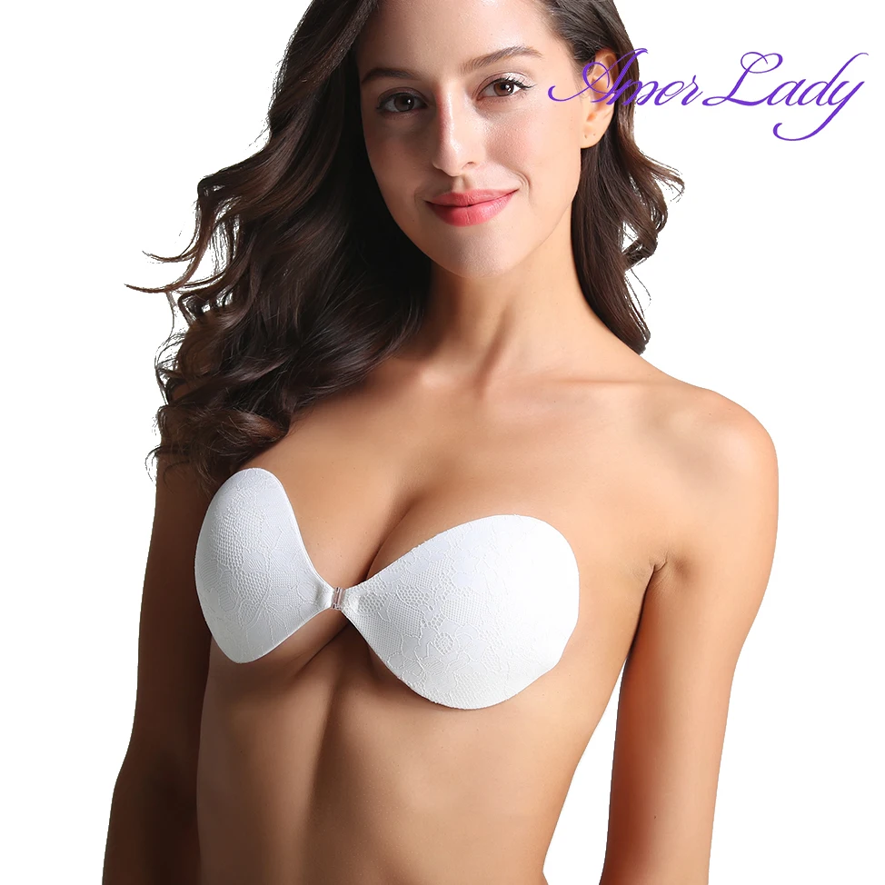 Factory Price Strapless Backless Bra Push Up Breast Bra Adhesive Bra