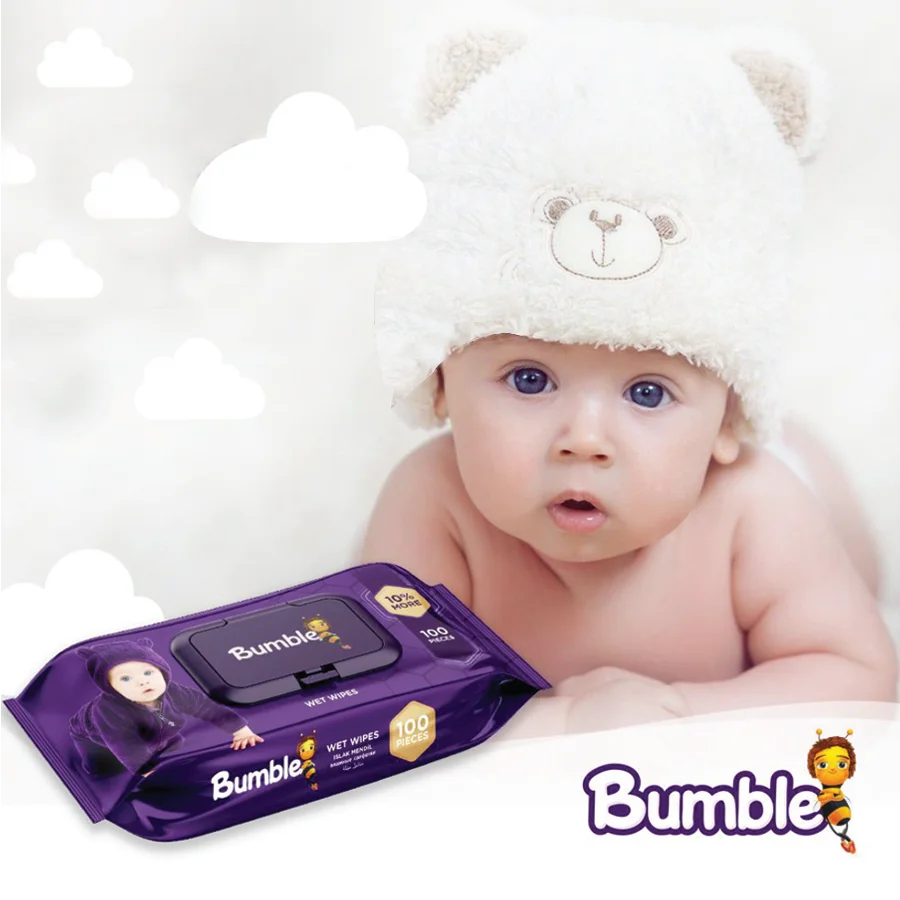 BUMBLE BABY WET WIPES 72 Pcs, View baby wipes factory, Bumble Product