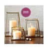 Beautiful handcrafted brass and glass candle lantern