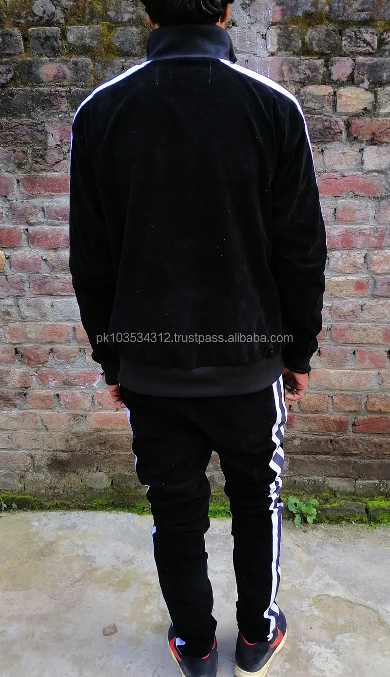 Velvet Tracksuits With Custom Style / Customized Unisex Track Suits