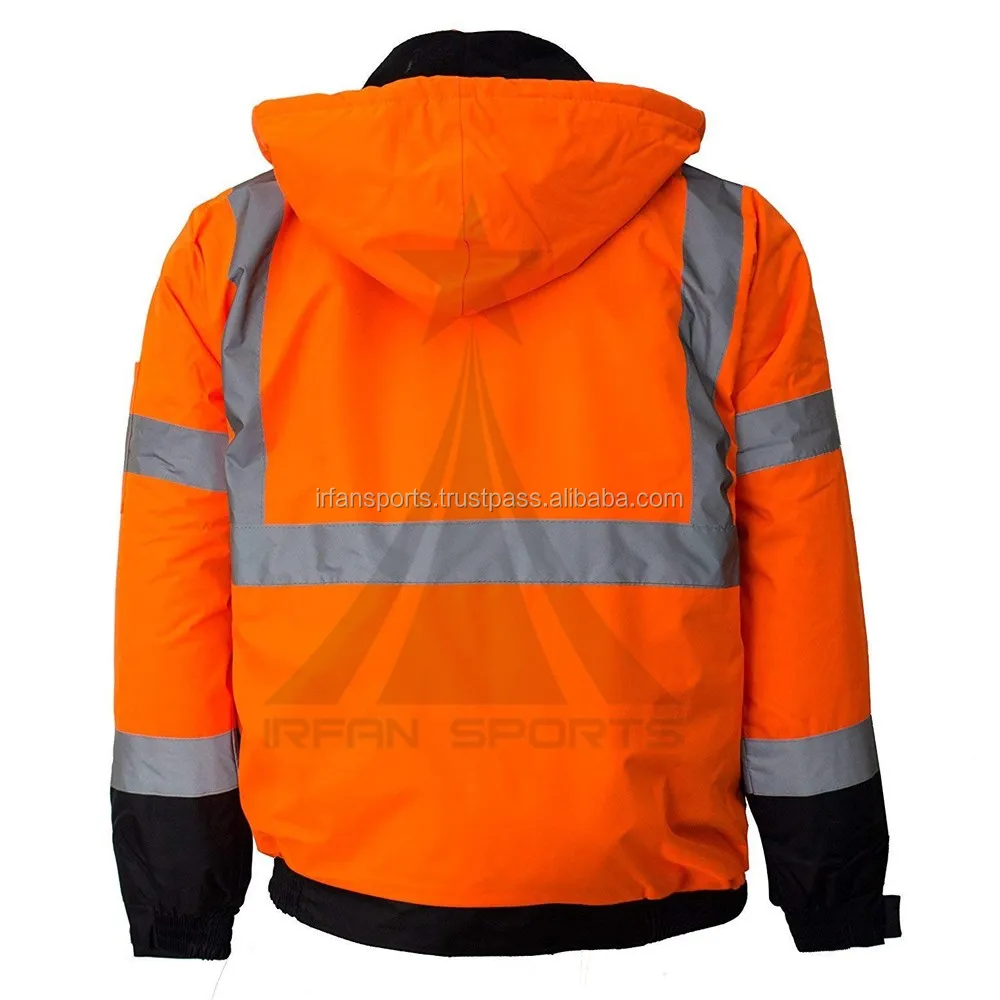High Performance Cotton Polyester Reflective Tape Workwear Jackets And
