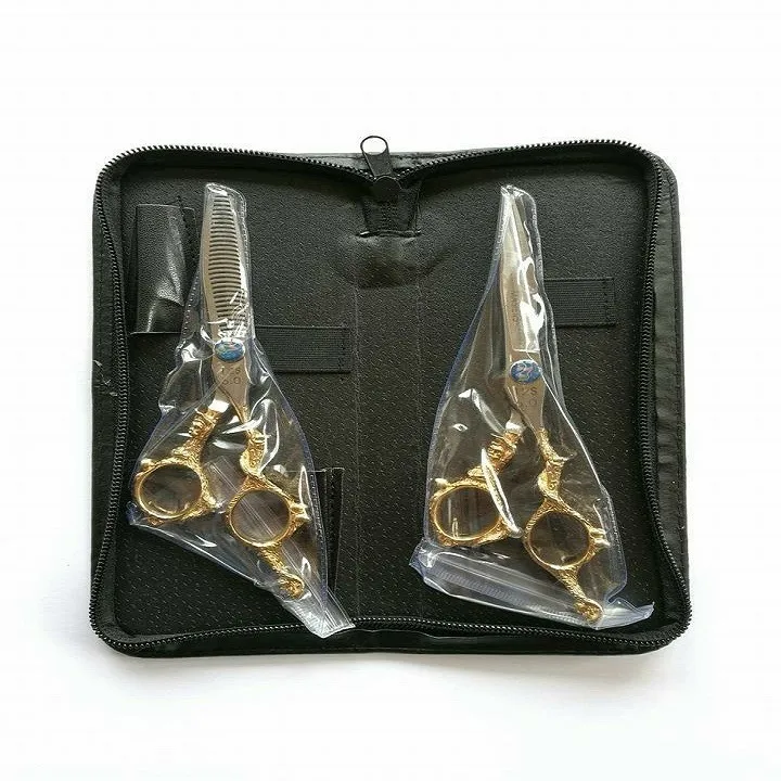 Japan 440c Hair Scissors For Hairdressers Barber Shop Supplies Grooming Scissors Professional