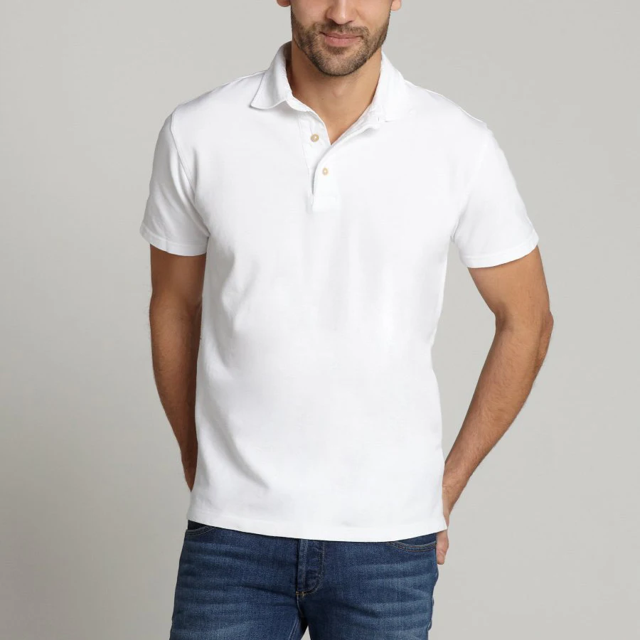 wholesale high quality piqued 100% cotton custom printed logo