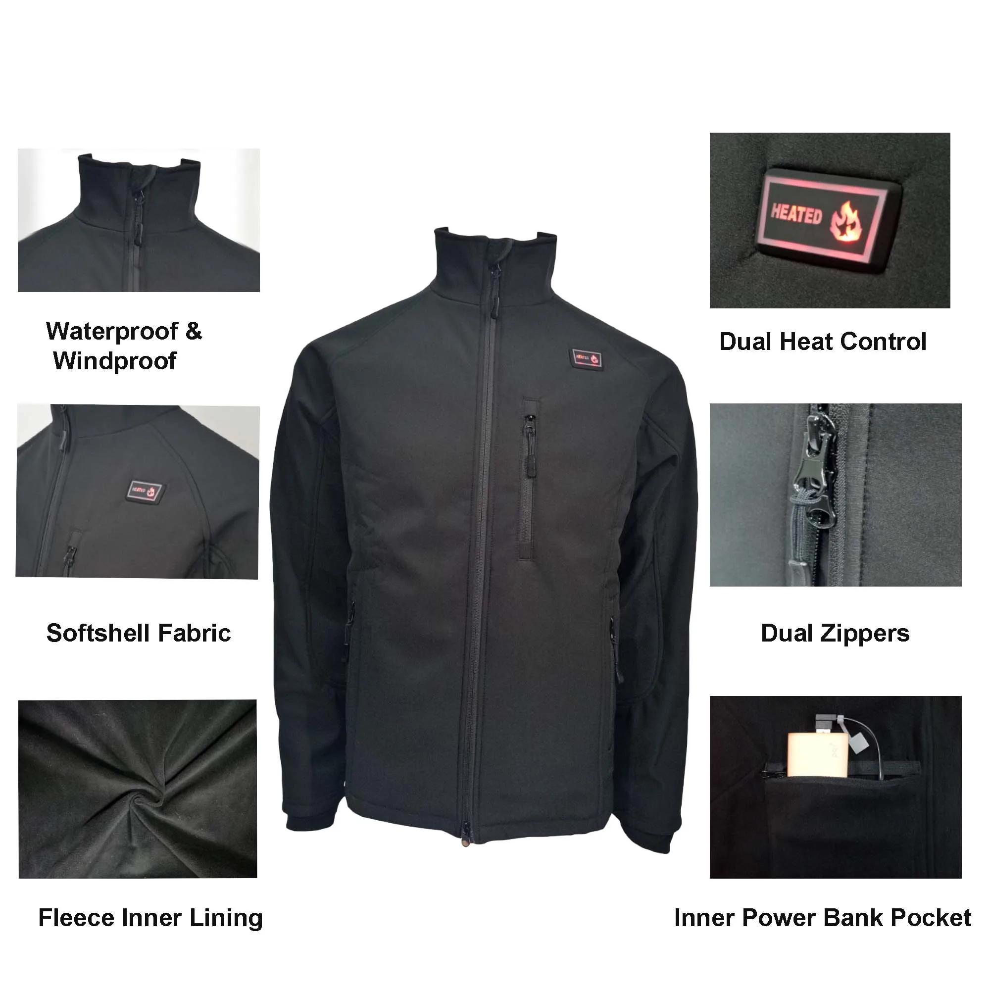 Wholesale High Quality And Safe 5v Multizone Heated Jacket Buy Wholesale Heated Jacket,High