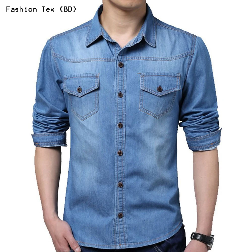 kemeja jeans.alibaba 