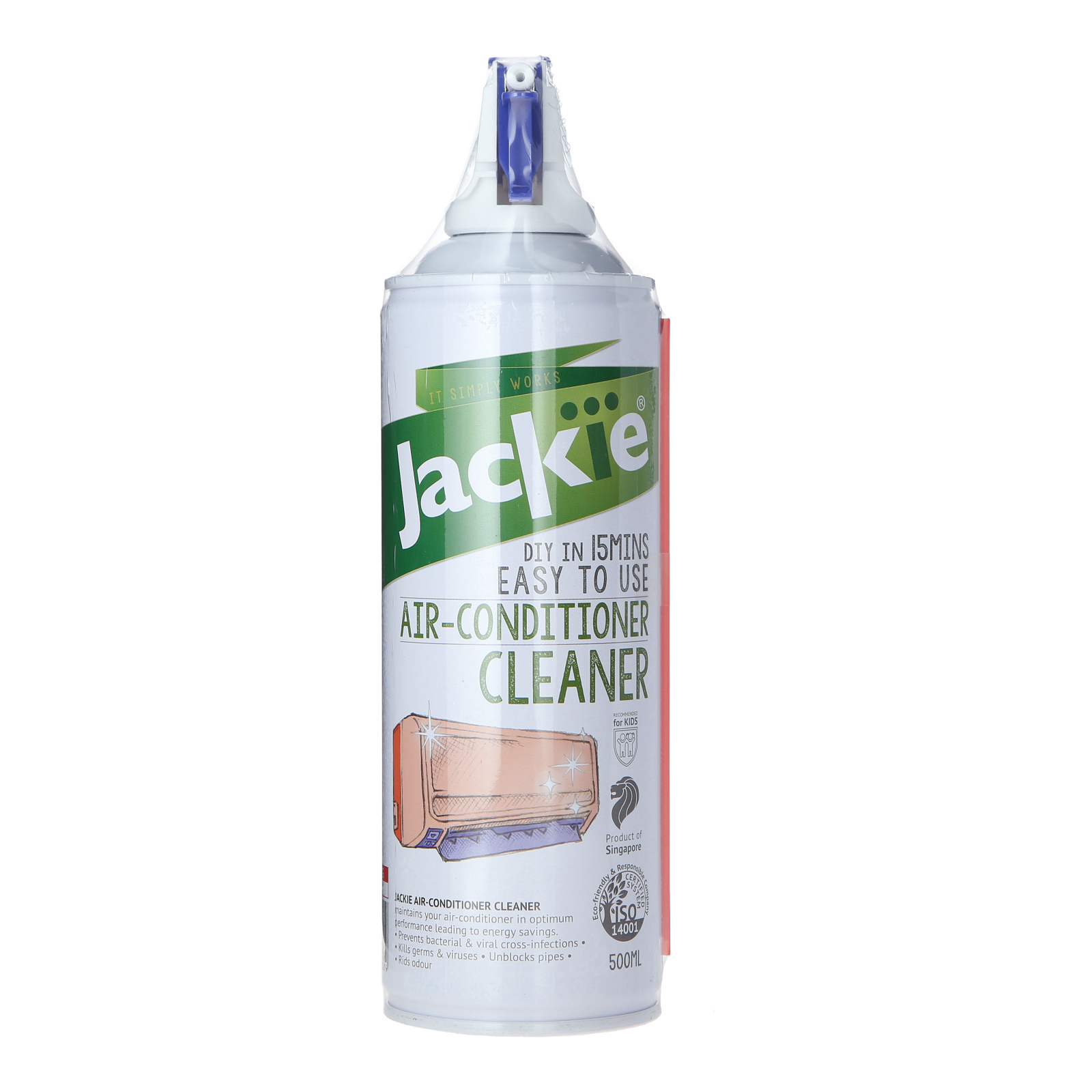 
Household Cleaning Jackie Car Clean Air Conditioner Cleaner Spray 500ML 