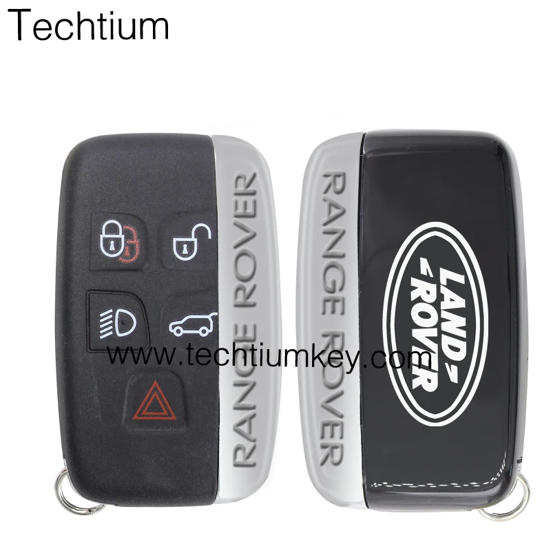 For Range Rover Discover 4 Evoque Freelander 5 Button Smart Remote Key