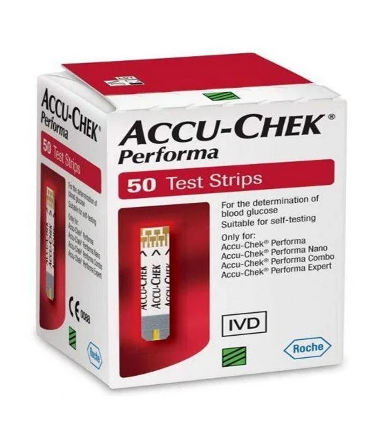 Good Quality Blood Glucosemeter Test Strips Accu Chek Active 50 Test