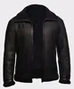 2019 F2 Aviator Pilot Flying Leather Jacket Men Black Fur Collar B3 Bomber Style Top Quality Material