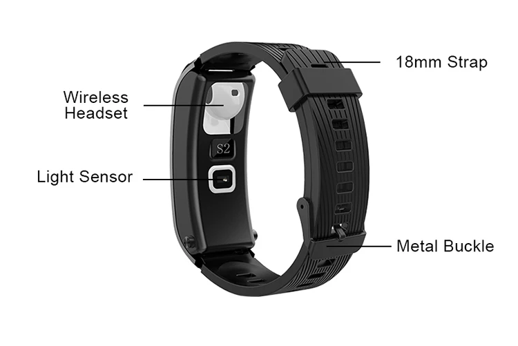 2-in-1 smart watch earbuds